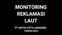 Monitoring dan Evaluasi Reklamasi PT Artha Cipta Langgeng Tahun 2023